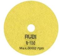 Disque diamant polissage et poncage a sec 100 mm gr. 100 RUBI - 62971