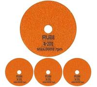 Disque diamant polissage et poncage a sec 100 mm gr. 200 RUBI - 62972 (Lot de 4)