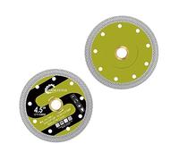 Disque Diamant pour Carrelage 115mm - 2pcs X Maille Découpeuse Disque pour Carreaux Céramique Porcelaine Marbre Pierre Artificielle pour Scie Circulaire SANLEETEK