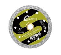 Disque Diamant pour Carrelage 125mm - X Maille Découpeuse Disque pour Carreaux Céramique Porcelaine Marbre Pierre Artificielle pour Scie Circulaire SANLEETEK