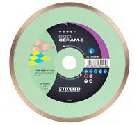 Disque diamant PRO CERAM-E D. 180 x 22,23 x h 7 mm - Grès céram, faïence