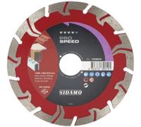 Disque diamant prospeed 125 mm couverture tuile pavé béton SIDAMO 11130019