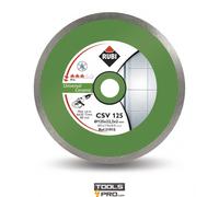 Disque diamant générale céramique jante continue CSV 125 Pro - RUBI - 31915