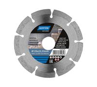 Disque diamant segmenté 125 x 22,2 mm Norton