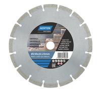 Disque diamant segmenté béton/pierre 230 x 22,23mm Norton