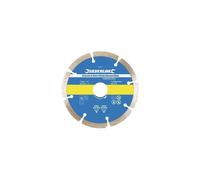 Disque diamant segmenté D. 115 x 22,23 x 7 mm pour béton et matériaux - 394979 - Silverline