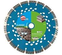 Disque diamant segmenté - D. 230 x Al. 22.23 x Ht. 10 x ép. 2.8 mm - Brique, parpaing, granit, tuile - LEMAN - 772304