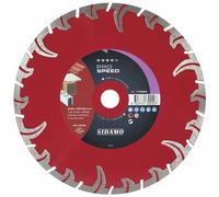 Disque diamant - segments virgules - 230 mm - Pro Speed SIDAMO