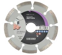 DISQUE DIAMANT STAR BETON D. 115 x 22,23 x h 7 SIDAMO - 11130008