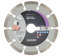 DISQUE DIAMANT STAR BETON D. 125 x 22,23 x h 7 SIDAMO - 11130009