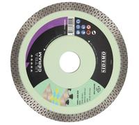 Sidamo Disque diamant Ultra Céram Ø 125 x 22,23 mm H 10 mm à jante continue Grès céram/faïence