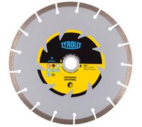 Disque diamant universel pour tronçonnage à sec - sciageportatif diam. 350x3x25,4 BASIC TYROLIT - 466099