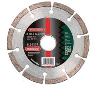 Metabo Disque à tronçonner diamanté 624307000 – Diamètre 125 mm – Ø intérieur 22,23 mm – 1 pièce