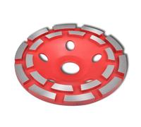 Disque diamanté 125 mm pour ponceuse à béton - Disque diamant double segment pour béton, chape et pierre naturelle