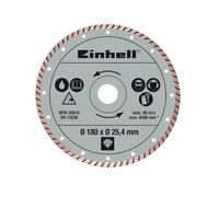 Disque Diamanté 180X25,4X2,2MM Lame Carrelage Béton Turbo Einhell