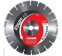 Disque diamanté béton / brique / parpaings / pierre de bordure - BS60 - DIAM INDUSTRIES Diamètre : Ø 400 mm • Alésage : 20 mm • Segment : 40 x 3,2 x 10 • Refroidissement : à eau et à sec