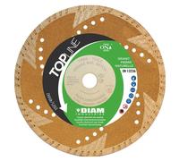 Disque diamanté béton / granit / tuiles / pierres naturelles TS80 - Ø 115 mm - DIAM INDUSTRIES - TS80115/22