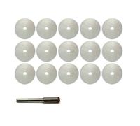 Disque diamanté Lot de 15 mini lames de scie circulaire en acier inoxydable argentées de 16 à 32 mm for outils rotatifs(22mm)