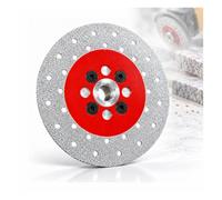 Disque Diamanté pour Meuleuse 115mm M14 pour Metabo W 750-125 | Surface Brasée Perforée pour Marbre Carrelage Pierre Coupe Meulage des Bords Chanfreinage Façonnage et Rectification