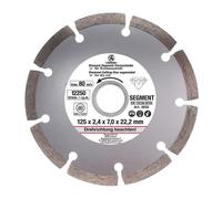Disque Diamanté Segmenté 125Mm - Code Bgs3932 FBGS3932 Kraftmann Atelier