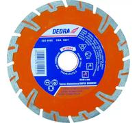Disque Diamanté Super Turbo Pour Couper Le Béton Armé, La Pierre, La Céramique Dedra H1247 230Mmx22,2Mm