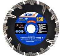 Disque Diamanté Turbo-T Pour Matériaux De Construction Dedra H1197 230Mmx22,2Mm