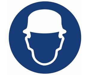 Disque d'obligation bleu - diamètre 300 mm - Casque NOVAP