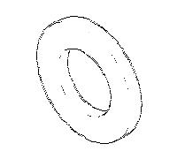 Disque Dornbracht 10,2x18x2 09301104990 10,2 x 18 x 2 mm