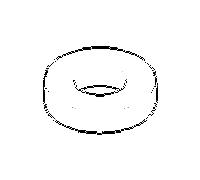 disque Dornbracht 13x6,2x3 08301150190 6,20 x3 mm