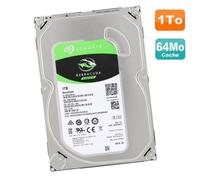 Disque Dur 1To 3.5"" SATA Seagate Barracuda Compute ST1000DM010 2EP102-300 64Mo