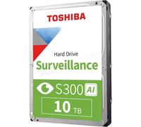 Toshiba Disque dur S300 AI Surveillance 10 To 3.5" SATA 6Gb/s 7200 tours/min 512 Mo