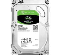 Seagate BarraCuda, 2 To, Disque dur interne HDD - 3,5" SATA 6 Gbit/s 7 200 tr/min, 64 Mo de mémoire cache, pour PC de bureau et portable (ST2000DM006)