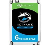 Disque dur de surveillance Seagate SkyHawk ST6000VX001 - Disque dur - 6 To - interne - 3.5" - SATA 6Gb/s - mémoire tampon : 256 Mo Blanc G