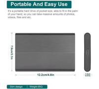 Disque dur externe - TOSHIBA - Canvio Flex - 2To - USB 3.2 / USB-C - 2,5""