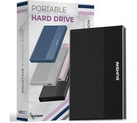 Disque dur externe 500 Go - DEBSY - USB 3.0 - 2,5 pouces - Noir - Compatibilité PS4/PS5 - Compatibilité Mac/PC