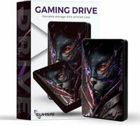 Disque Dur Externe Imprimé 320 Go Disque Dur De Jeu Portable Disque Dur De Sauvegarde Usb 3.0 Lecteur De Stockage De Données Compatible Avec Mac Desktop Pc Ps4 Ps5 Xbox One - Ninja Cat Print
