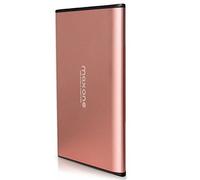 Disque Dur Externe Portable 320Go - 2.5'' USB 3.0 Ultra Fin Tout-Aluminium Stockage HDD pour Xbox One, PS4, PC, Mac, Laptop, Ordinateur de Bureau, Ordinateur Portable, Wii U, TV, Windows (Rose Pink)