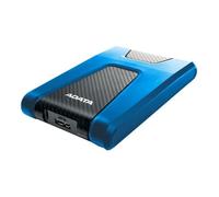 Disque dur externe portable ADATA DashDrive Durable HD650 - 2 To - USB 3.1 - AES 256 bits - Bleu