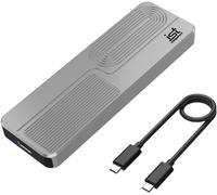 Disque dur externe portable ultra rapide 256 Go (PCIe NVMe 4.0, USB-C 3.1 Gen2 Type C, jusqu'à 1050 Mo/s, seulement 79,4 g, construit avec Kingston, Micron, Crucial) pour iPhone 15, PC, Mac, Xbox,