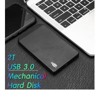 Disque Dur Externe Portable USB 3.0 TEMPSA - 2 To - Noir - 5400 tr/min
