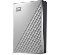 Disque Dur Externe Portable Wd My Passport Ultra 2to Argenté Usb-C Pour Pc, Xbox Et Ps4