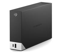 One Touch with hub STLC4000400 - Disque dur - 4 To - externe (de bureau) - USB 3.0 - noir - avec Seagate Rescue Data Recovery