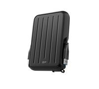 Silicon Power Disque dur externe Armor A66 4 To – Résistant aux chocs, IPX4 étanche Noir