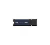 Disque dur externe - SP SILICON POWER - SP500GBUF3S60V1B - 500 Go - USB 3.2 Gen 2 - Aluminium et caoutchouc