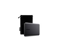 Toshiba Disque dur externe Canvio Basics 2 To – Pack avec housse Noir