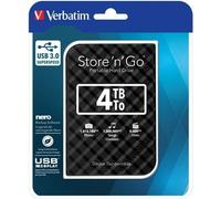 Disque dur externe Verbatim Disco Duro Portátil Store 'n' Go USB 3.0 de 4 TB en color USB 3.0