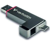 Verbatim Clé USB Dual QuickStick 1 To USB-A/USB-C 3.2 Gen1 jusqu'à 530 Mo/s Gris