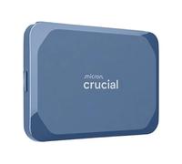 Disque Dur Externe X10 1 To Portable SSD 2100 Mo/s USB-C 3.2 Gen2 IP65 Etanche Poussière Bleu Mat CT1000X10SSD9-02