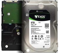 Seagate Exos 6 To, Disque dur interne d’entreprise HDD - 3,5 pouces 6 Gbit/s, 128 Mo de mémoire cache, pour entreprise et centre de données (ST6000NM0115)