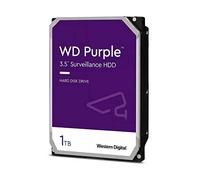 Disque Dur Interne WD Purple 1 to pour vidéosurveillance 3,5" - Technologie AllFrame™ - 180 to/an, 64 Mo de Cache